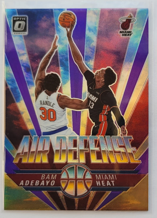 Bam Adebayo - 2021-22 Donruss Optic Air Defense Purple #4