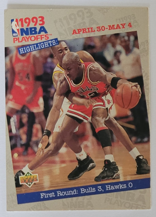 Michael Jordan / Stacey Augmon - 1993-94 Upper Deck #180 PO