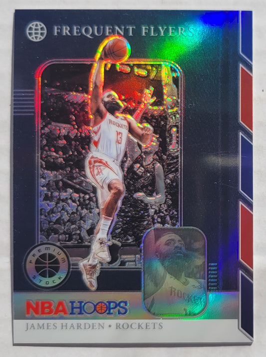 James Harden - 2019-20 Hoops Premium Stock Frequent Flyers Holo #13