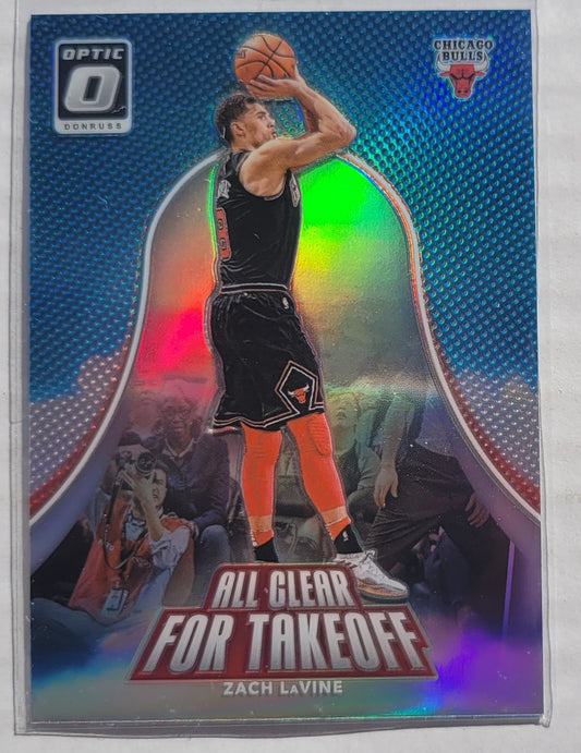 Zach LaVine - 2017-18 Donruss Optic All Clear for Takeoff Holo #13
