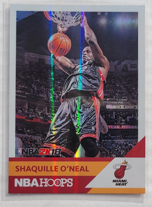 Shaquille O'Neal - 2017-18 Hoops Shaquille O'Neal NBA 2K #NNO FOIL/Heat