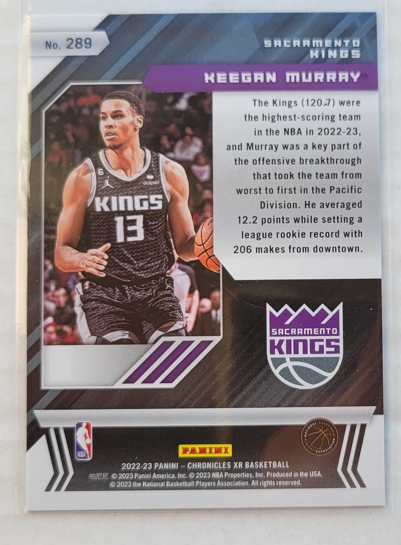 Keegan Murray - 2022-23 Panini Chronicles #289 XR RC