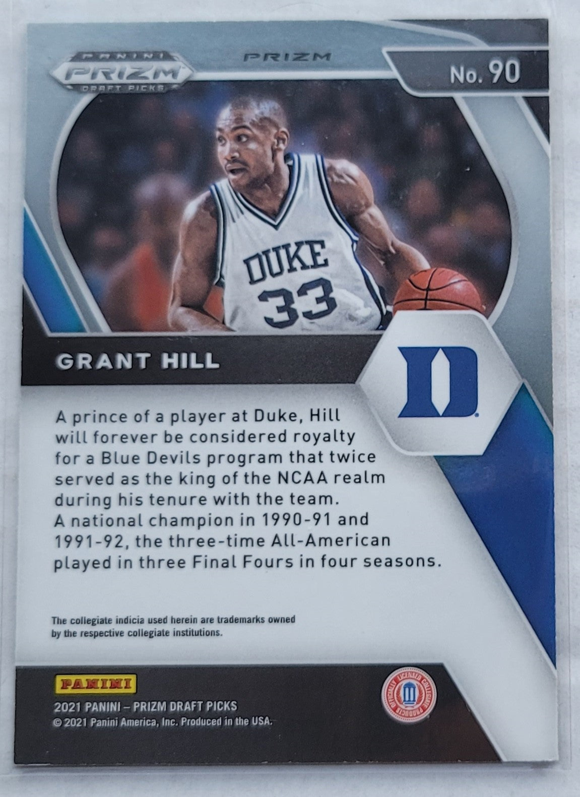 Grant Hill - 2021-22 Panini Prizm Draft Picks Prizms Green #90