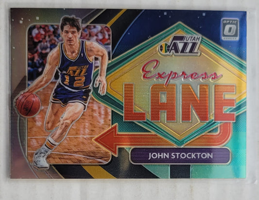 John Stockton - 2020-21 Donruss Optic Express Lane Holo #2