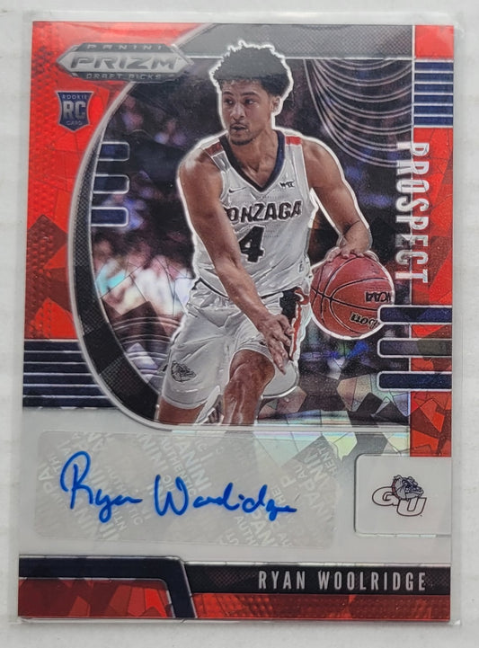 Ryan Woolridge - 2020-21 Panini Prizm Draft Picks Prospect Autographs Red Ice #PA-RW