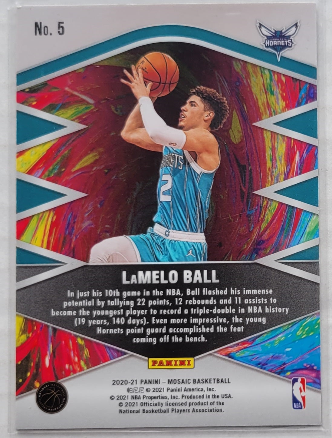 LaMelo Ball - 2020-21 Panini Mosaic Introductions #5