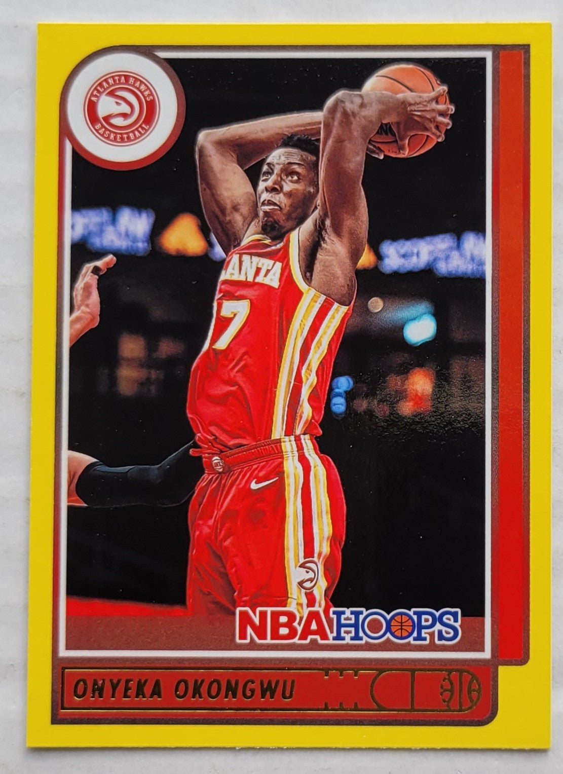 Onyeka Okongwu - 2021-22 Hoops Yellow #198