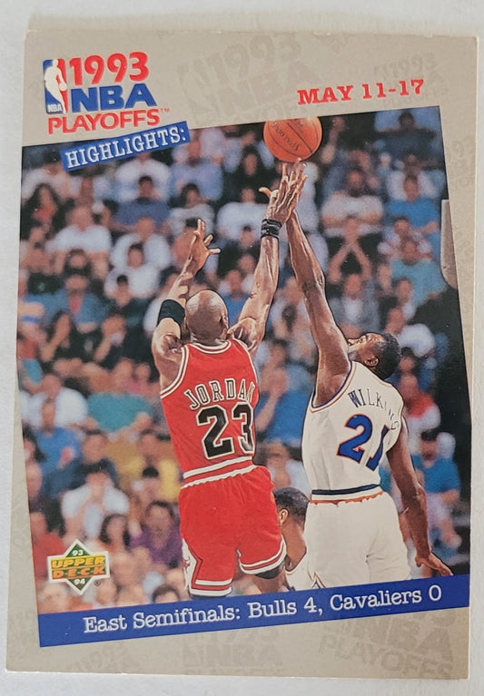 Michael Jordan / Gerald Wilkins - 1993-94 Upper Deck #187 PO