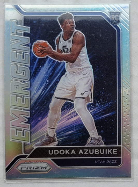 Udoka Azubuike - 2020-21 Panini Prizm Emergent Prizms Silver #28
