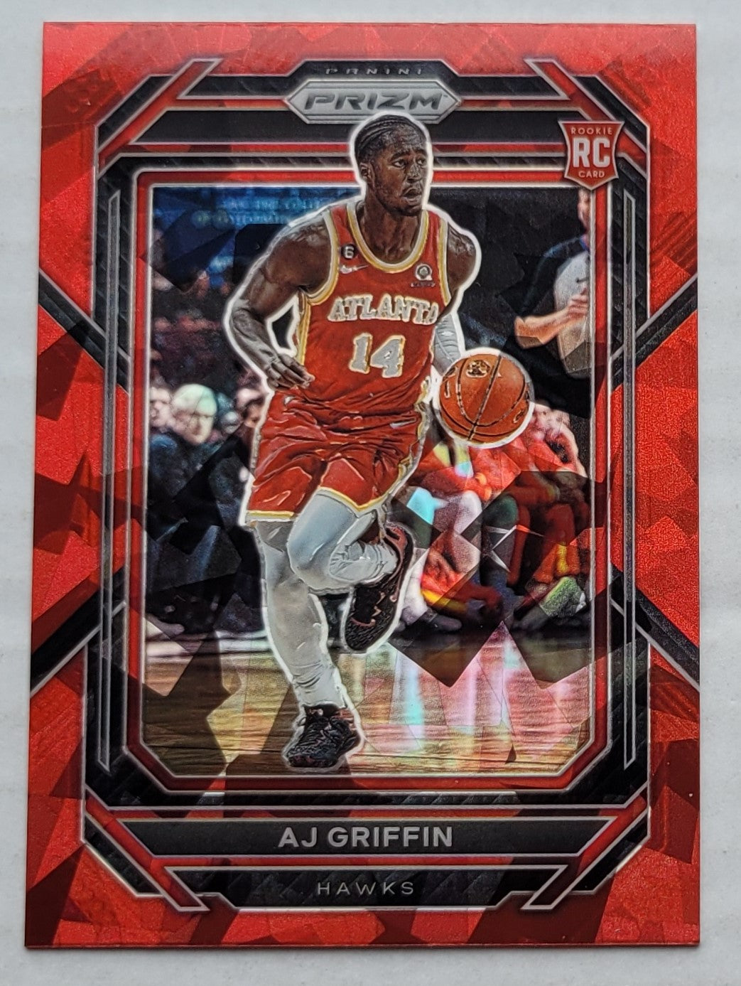 AJ Griffin - 2022-23 Panini Prizm Prizms Red Ice #248 RC