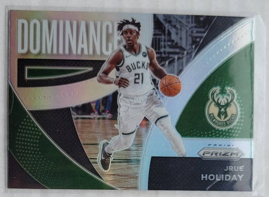 Jrue Holiday - 2021-22 Panini Prizm Dominance Prizms Silver #19