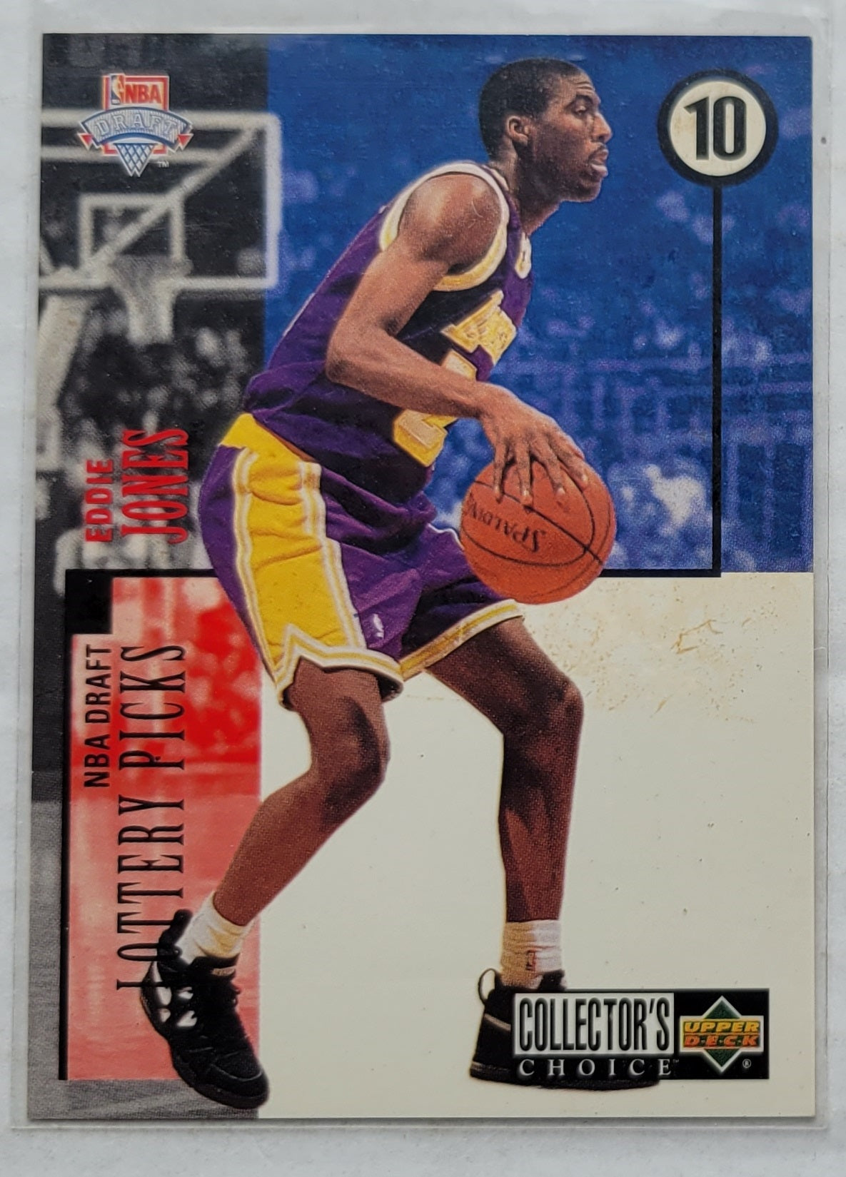 Eddie Jones - 1994-95 Collector's Choice Draft Trade #10