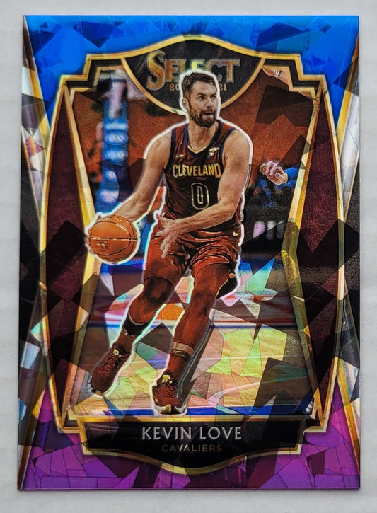 Kevin Love - 2020-21 Select Prizms Blue White Purple Ice #104