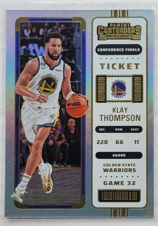 Klay Thompson - 2022-23 Panini Contenders Conference Finals Ticket #79 - 15/75