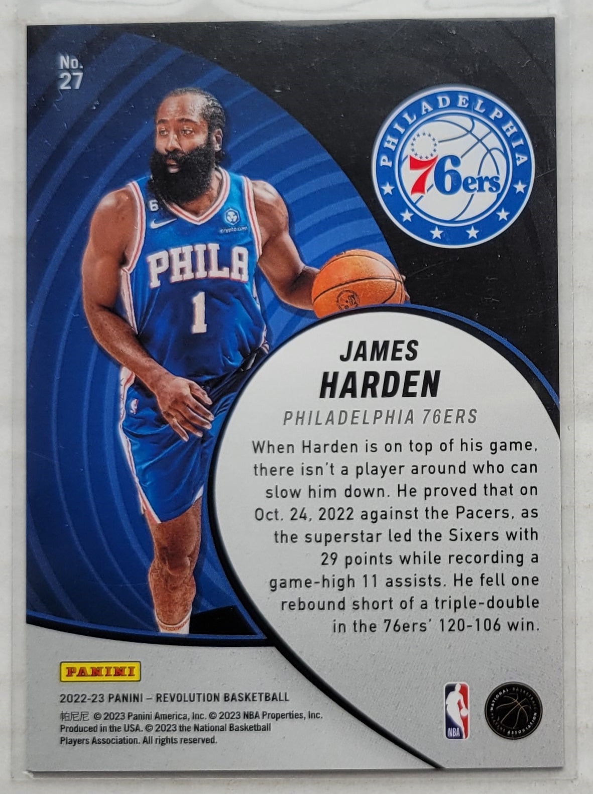 James Harden - 2022-23 Panini Revolution Vortex #27