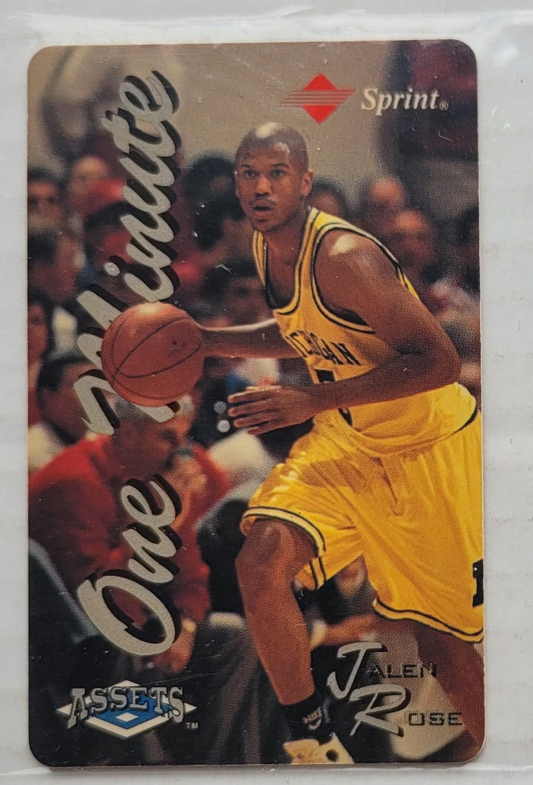 Jalen Rose - 1994-95 Assets Phone Cards One Minute #20