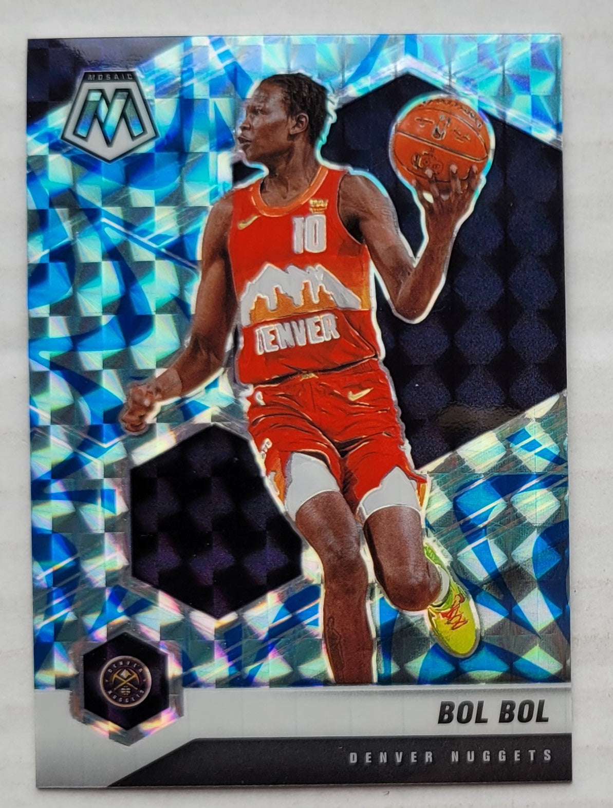 Bol Bol - 2020-21 Panini Mosaic Mosaic Reactive Blue #169