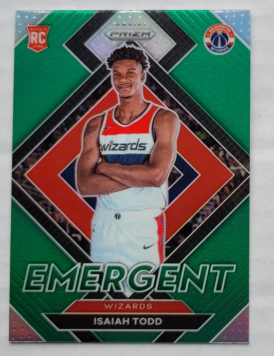 Isaiah Todd - 2021-22 Panini Prizm Emergent Prizms Green #30