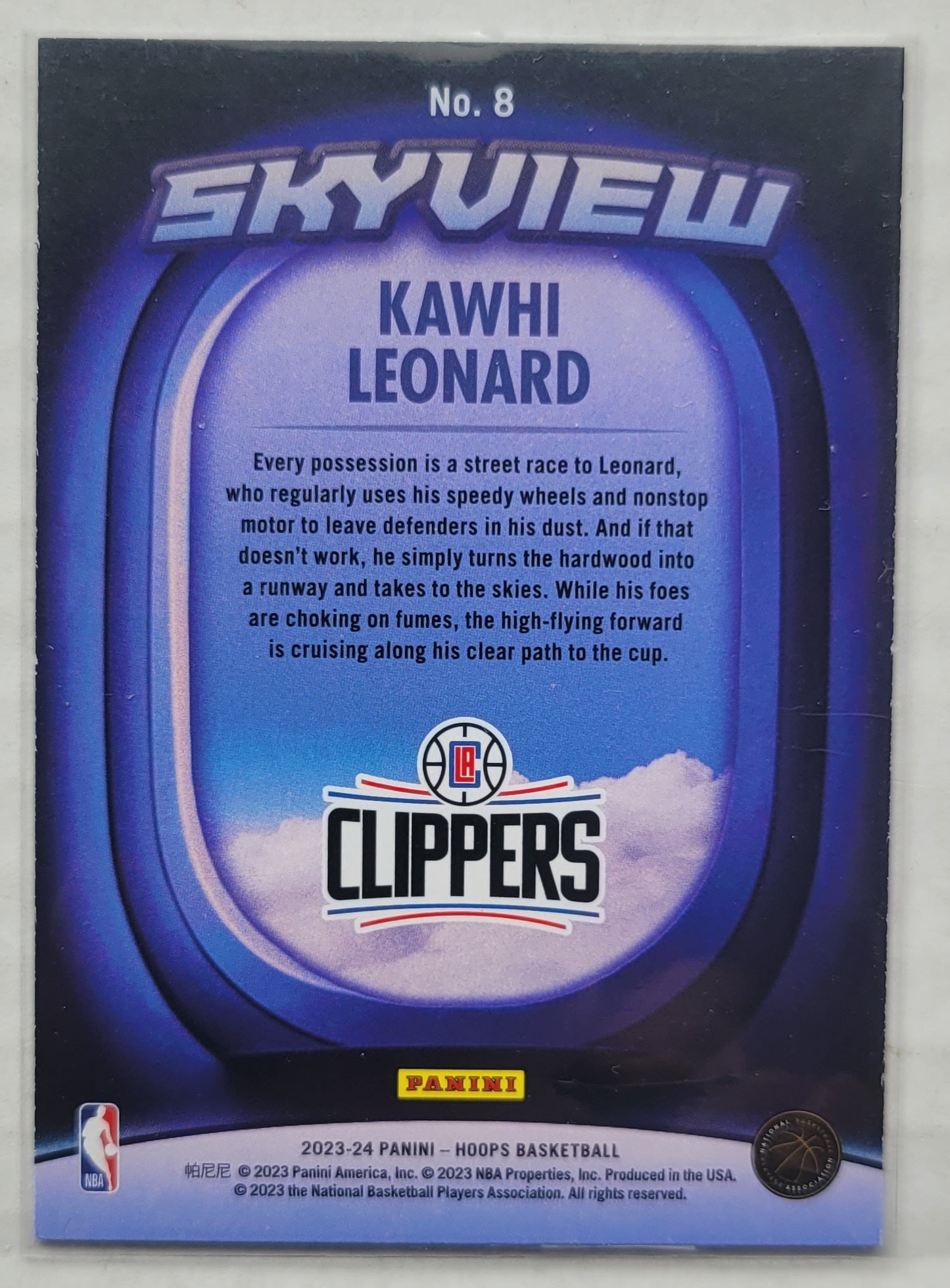 Kawhi Leonard - 2023-24 Hoops Skyview #8