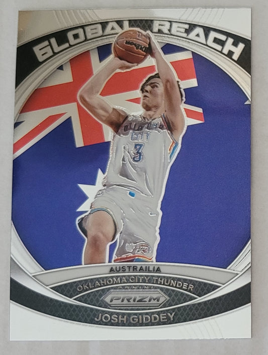 Josh Giddey - 2023-24 Panini Prizm Global Reach #10