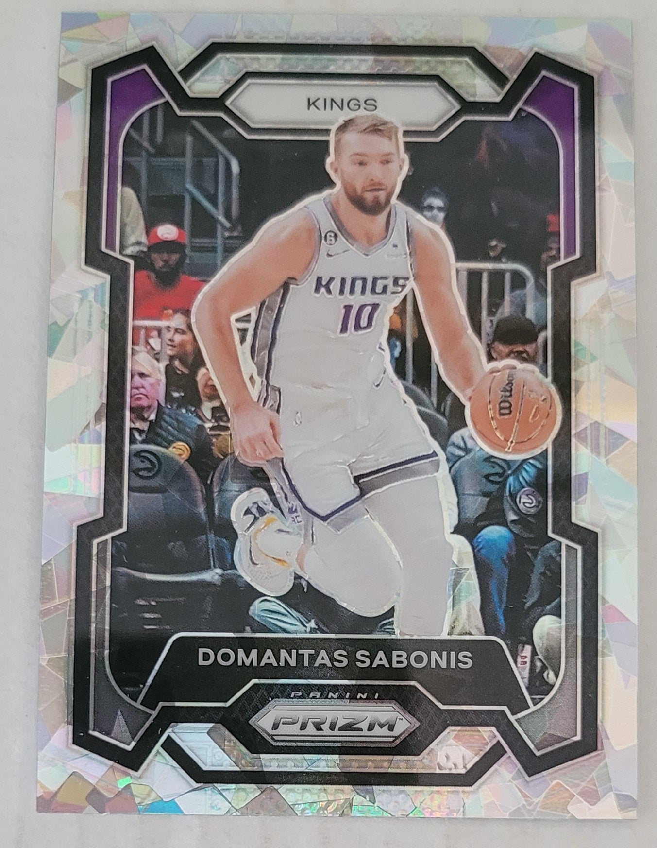 Domantas Sabonis - 2023-24 Panini Prizm Prizms Ice #45