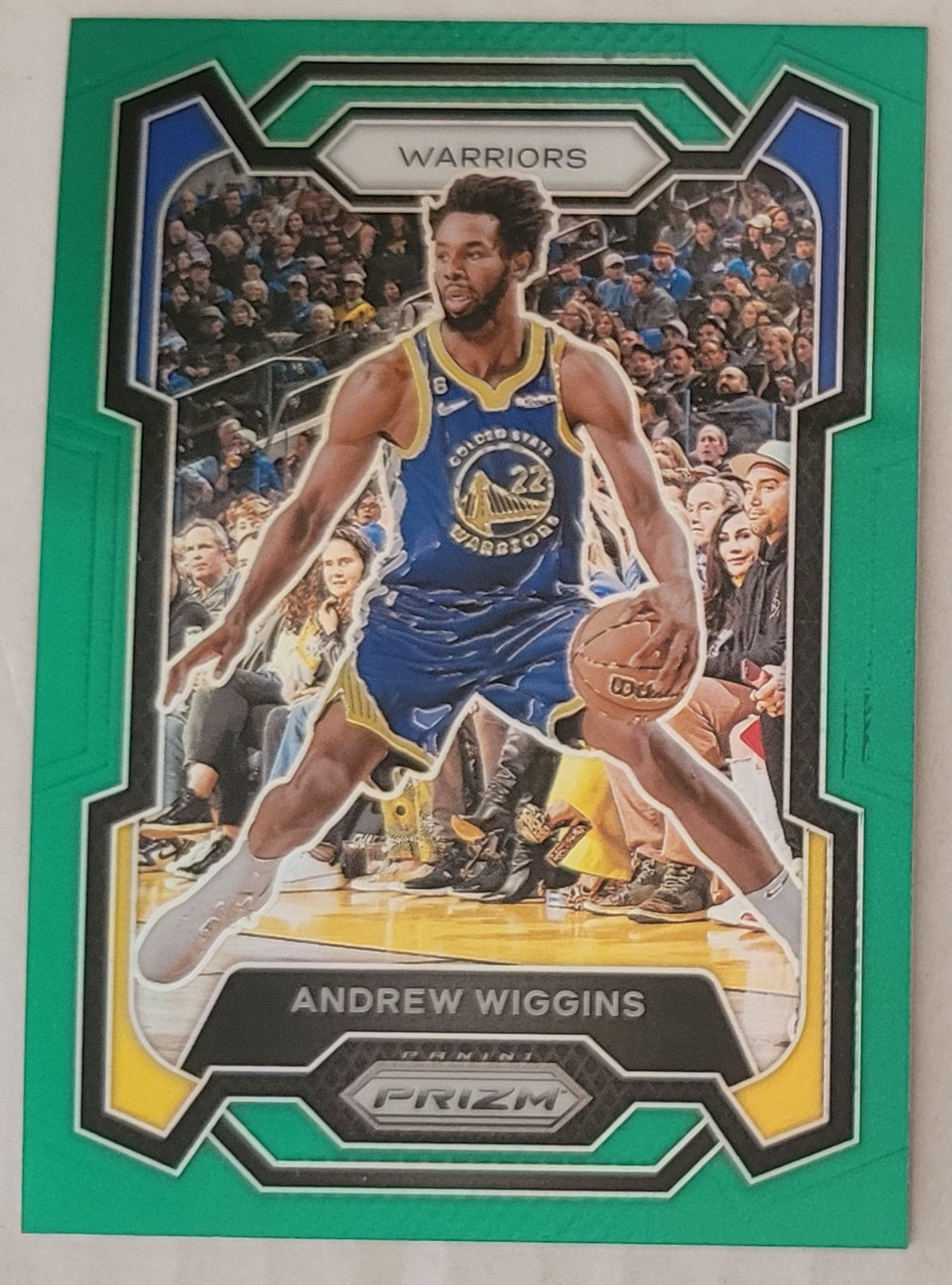 Andrew Wiggins - 2023-24 Panini Prizm Prizms Green #83