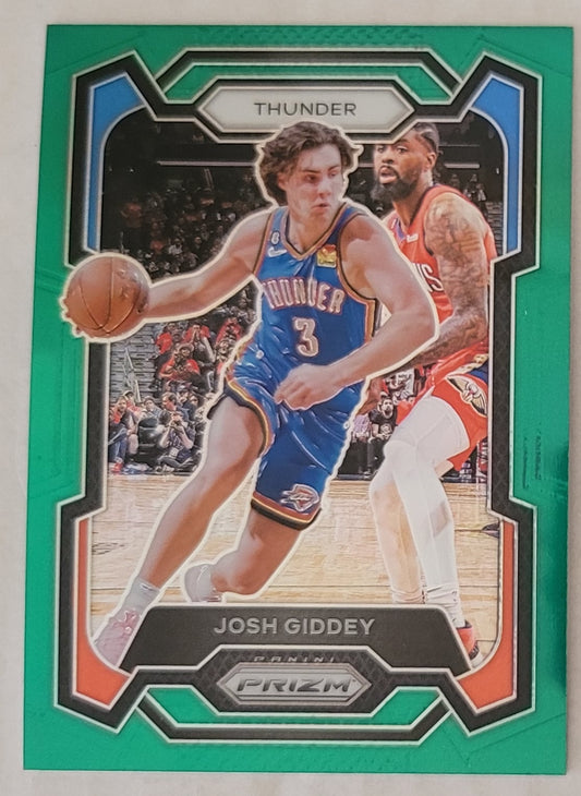 Josh Giddey - 2023-24 Panini Prizm Prizms Green #50