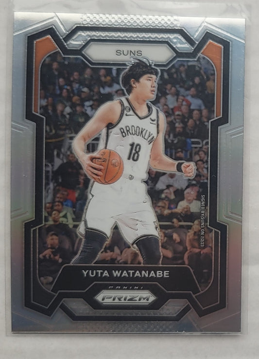 Yuta Watanabe - 2023-24 Panini Prizm Prizms Silver #285