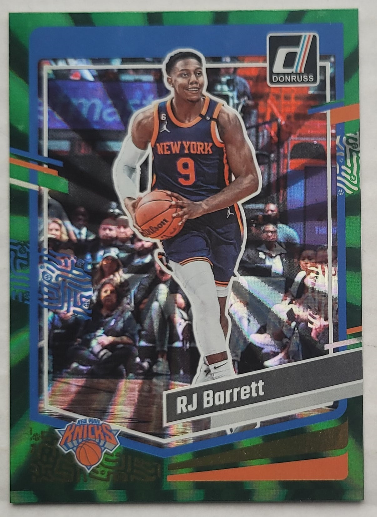RJ Barrett - 2023-24 Donruss Holo Green Laser #57