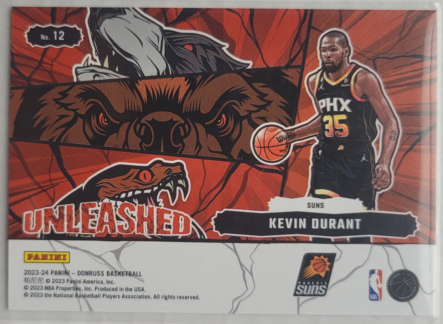 Kevin Durant - 2023-24 Donruss Unleashed #12
