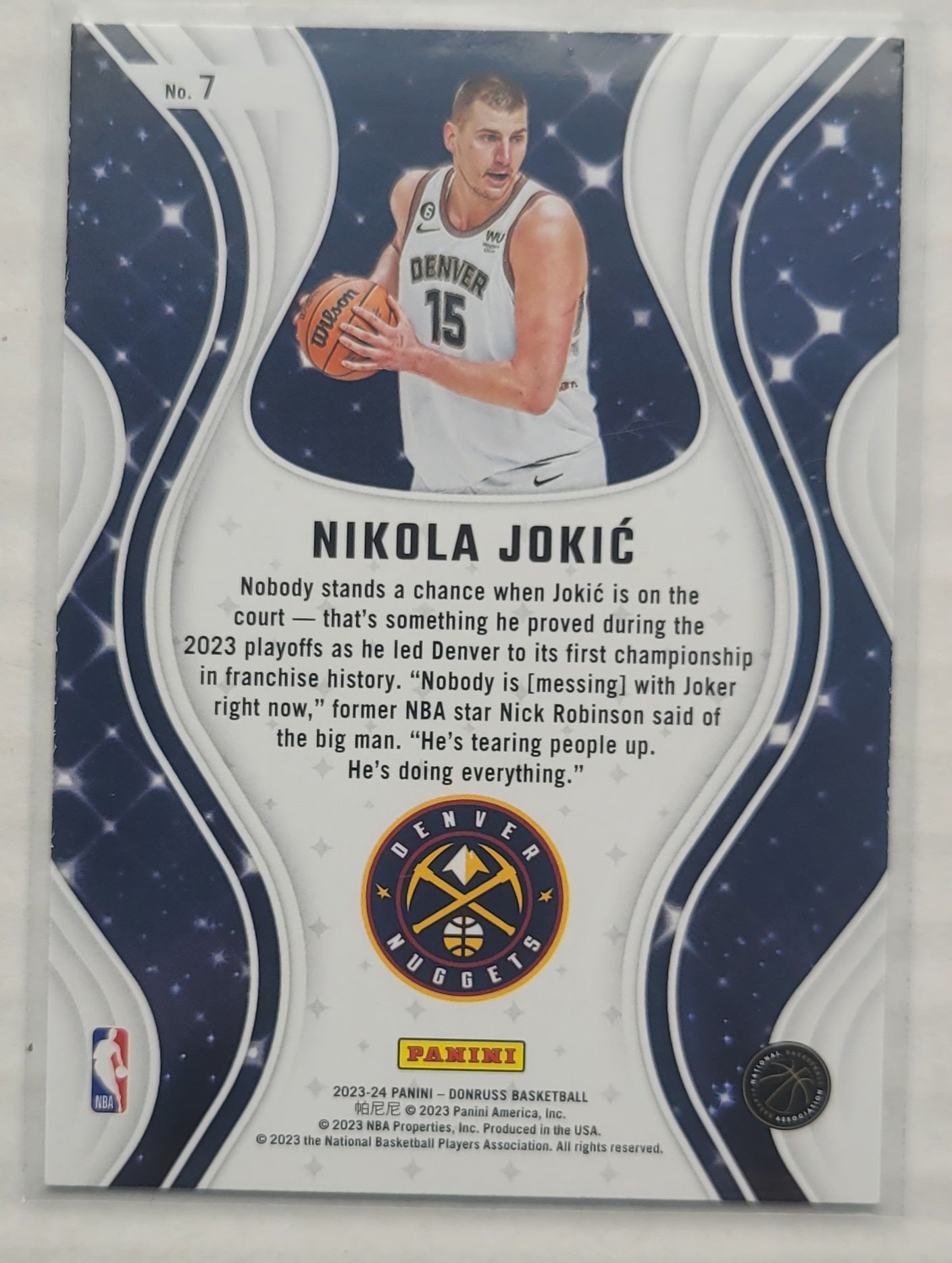 Nikola Jokic - 2023-24 Donruss Magicians #7