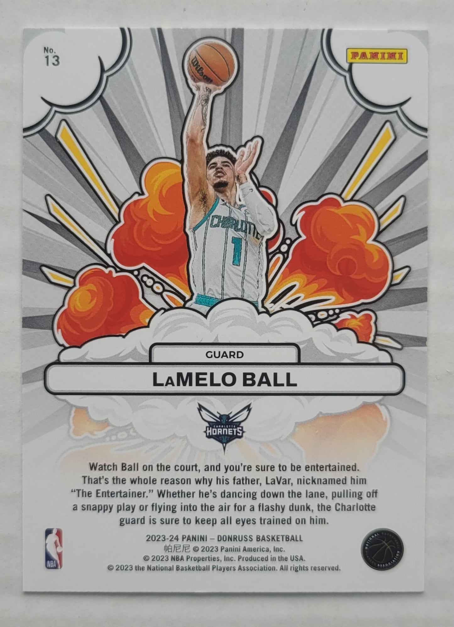 LaMelo Ball - 2023-24 Donruss Bomb Squad #13