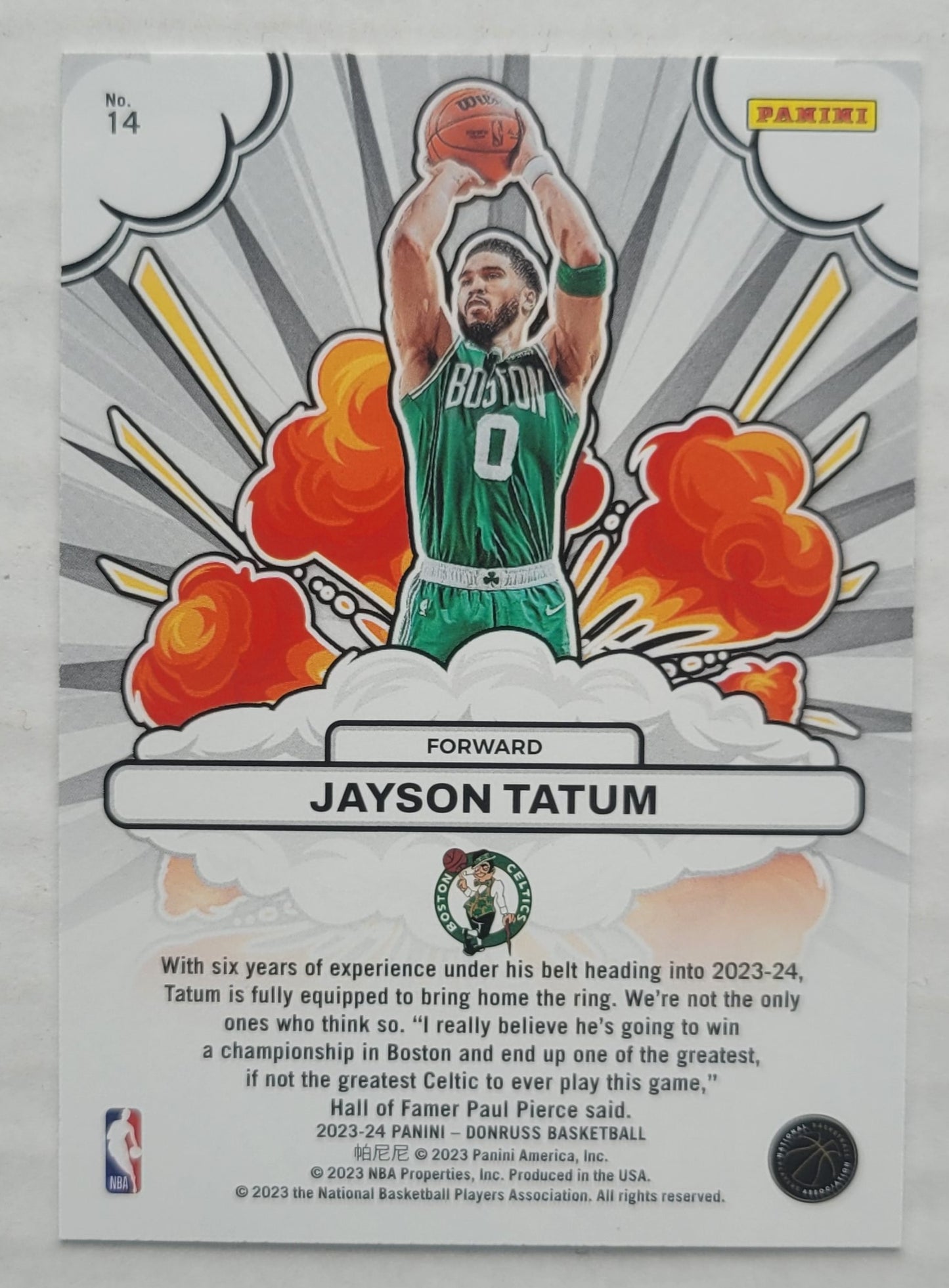 Jayson Tatum - 2023-24 Donruss Bomb Squad #14