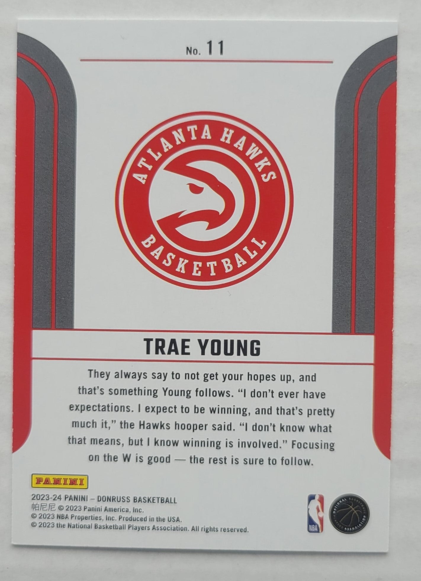 Trae Young - 2023-24 Donruss Franchise Features #11