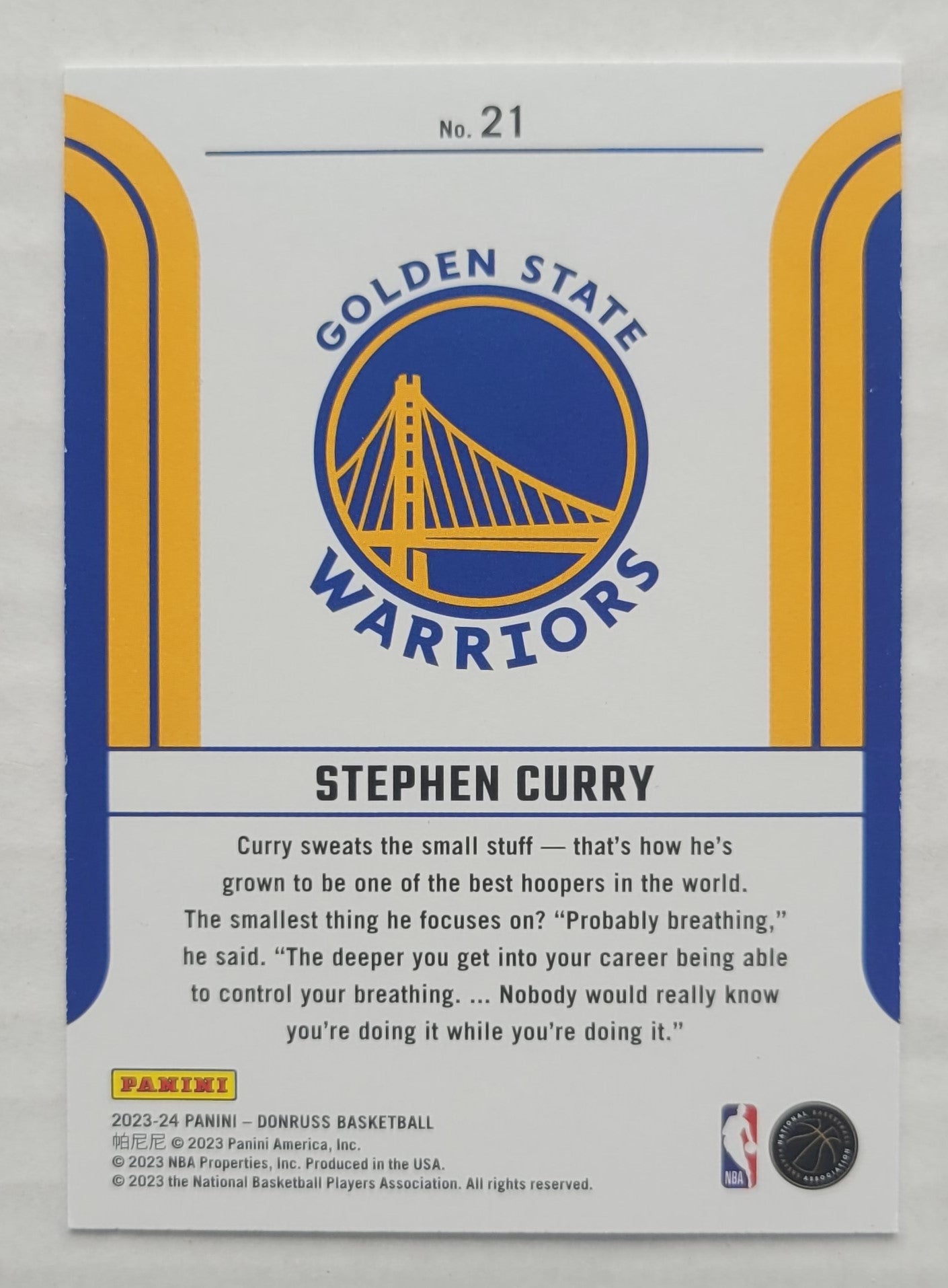 Stephen Curry - 2023-24 Donruss Franchise Features #21