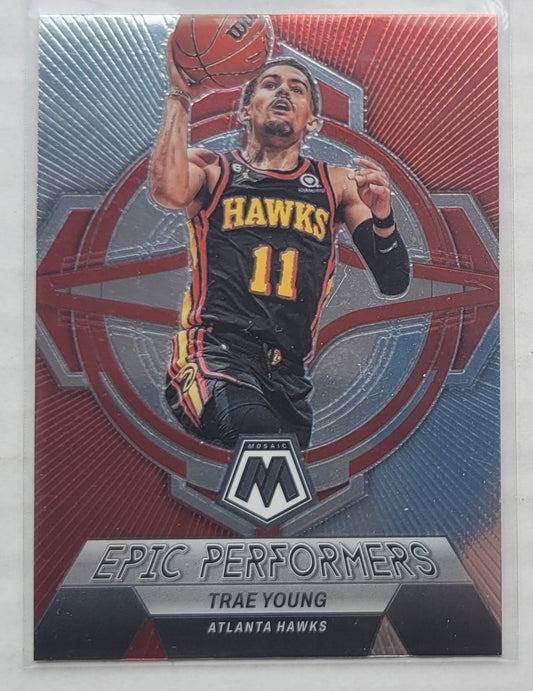 Trae Young - 2022-23 Panini Mosaic Epic Performers #15