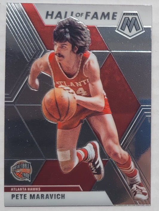 Pete Maravich - 2019-20 Panini Mosaic #295 HOF