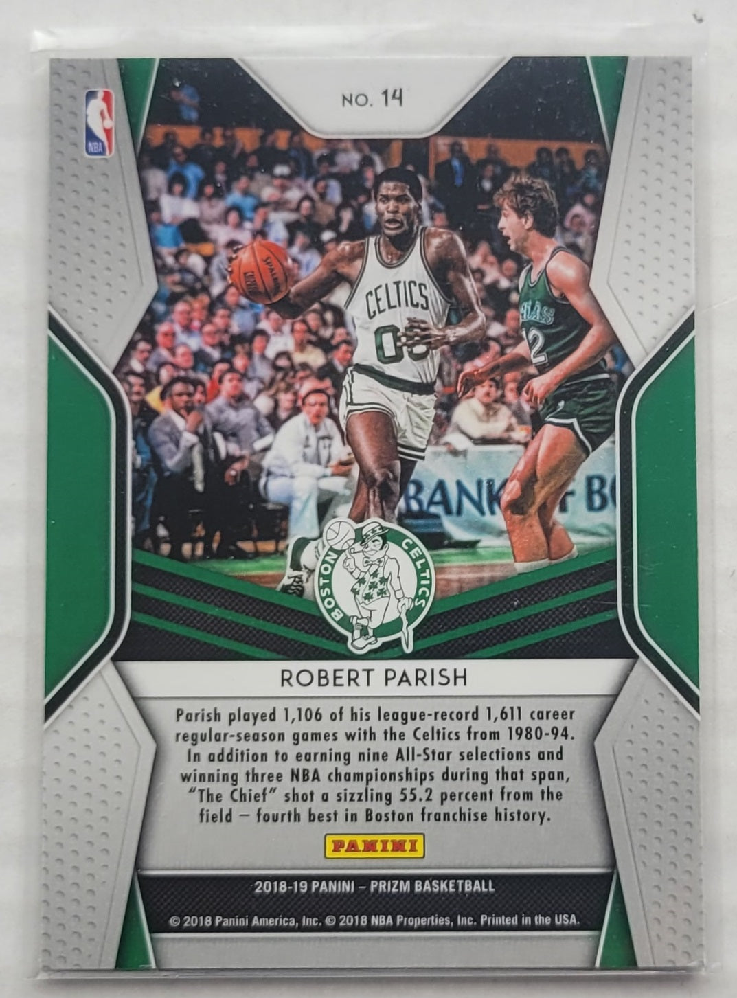 Robert Parish - 2018-19 Panini Prizm Dominance #14