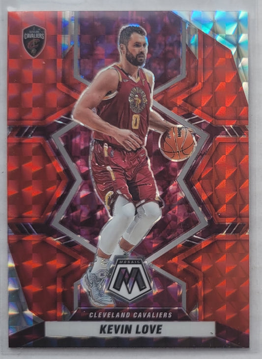 Kevin Love - 2021-22 Panini Mosaic Mosaic Red #126