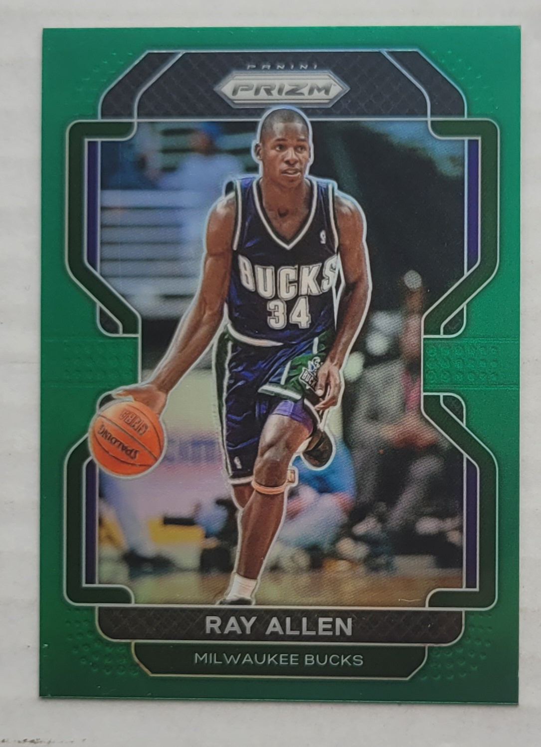 Ray Allen - 2021-22 Panini Prizm Prizms Green #251