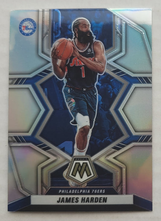 James Harden -2021-22 Panini Mosaic Silver #27