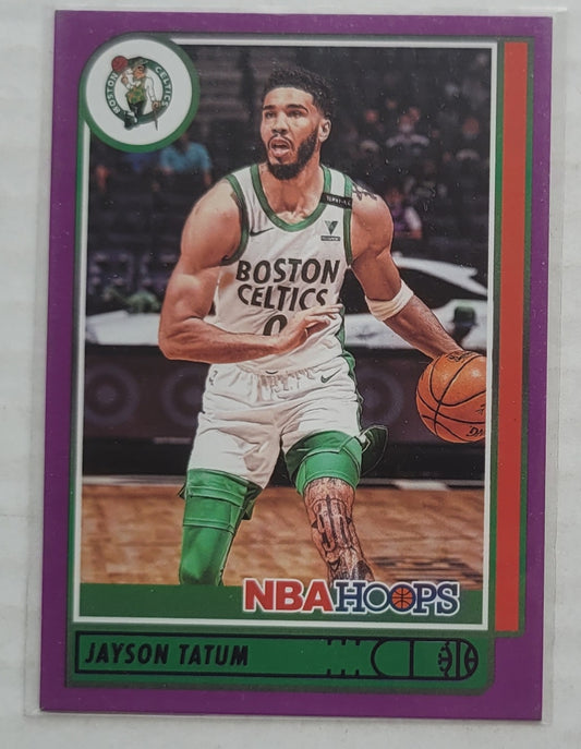 Jayson Tatum - 2021-22 Hoops Purple #197