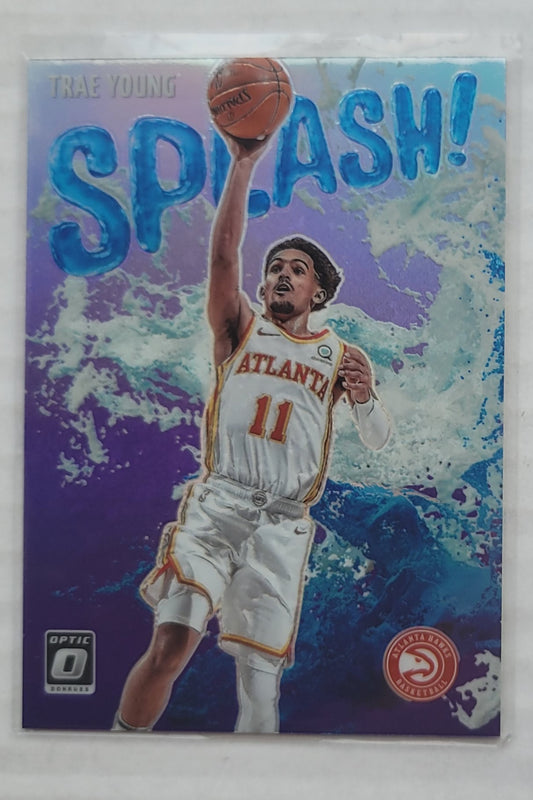 Trae Young - 2021-22 Donruss Optic Splash! Purple #5