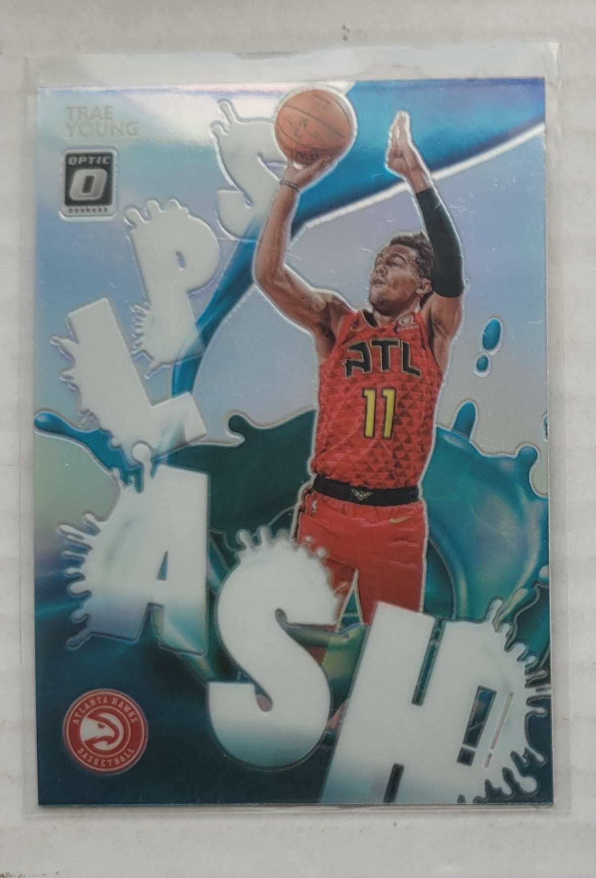 Trae Young - 2020-21 Donruss Optic Splash Holo #11