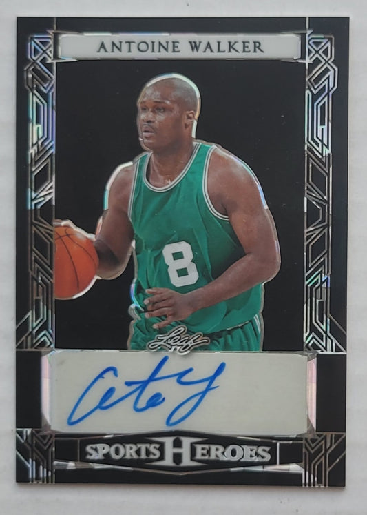 Antoine Walker - 2024 Leaf Metal Sports Heroes Crystal Black #BAAW1 - 12/20