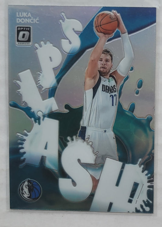 Luka Doncic - 2020-21 Donruss Optic Splash Holo #15