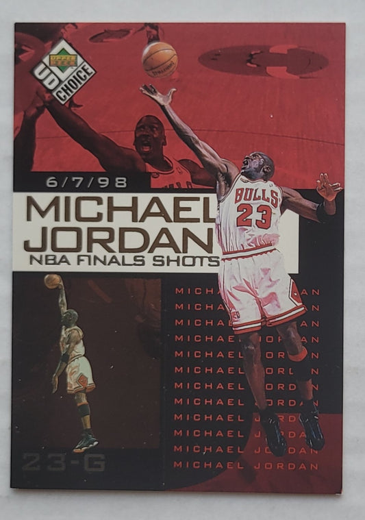 Michael Jordan - 1998-99 UD Choice Preview Michael Jordan NBA Finals Shots #3