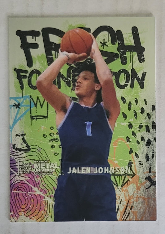 Jalen Johnson - 2021 Metal Universe Champions Fresh Foundation #FF43