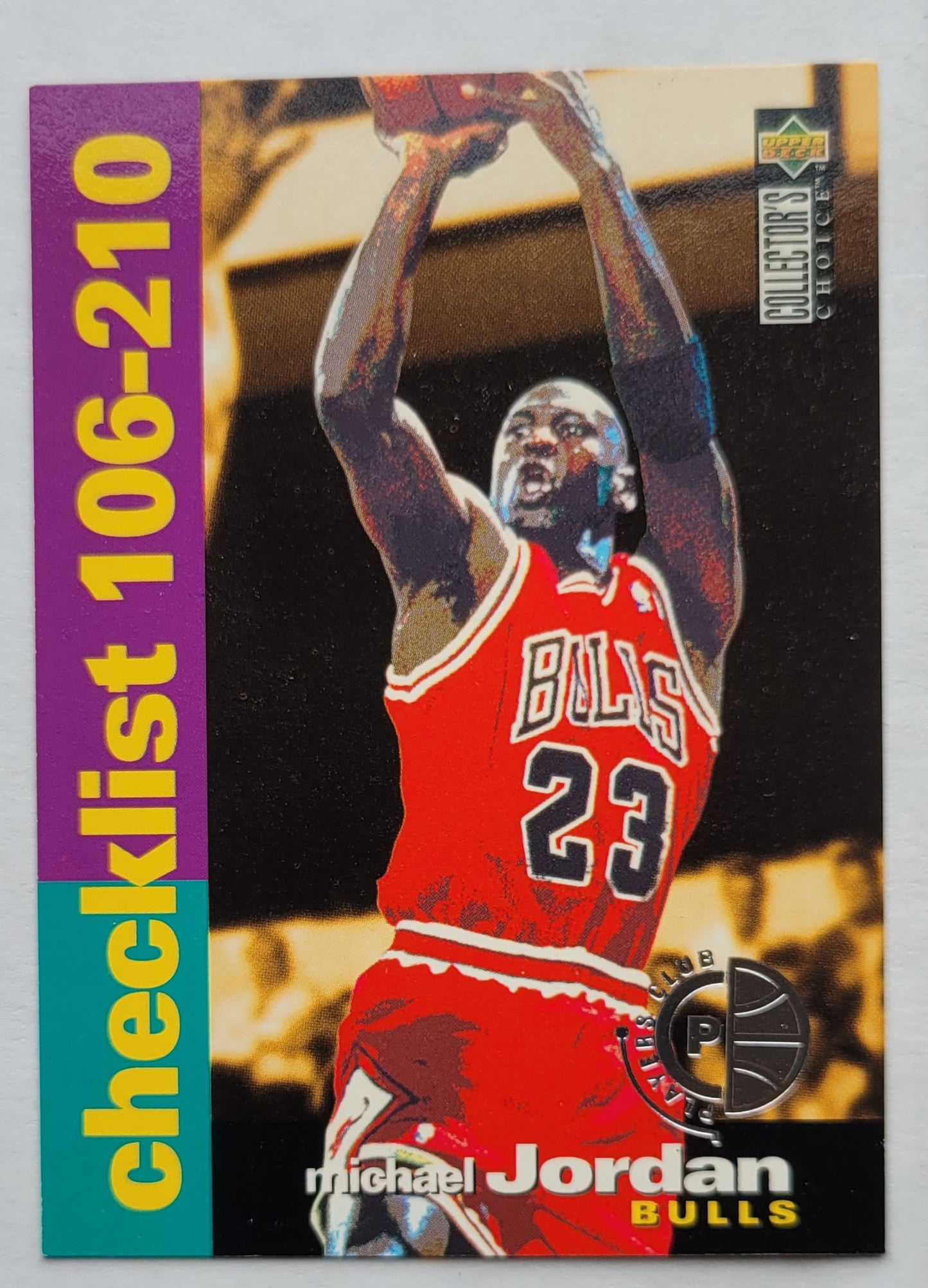 Michael Jordan - 1995-96 Collector's Choice Player's Club #210 CL