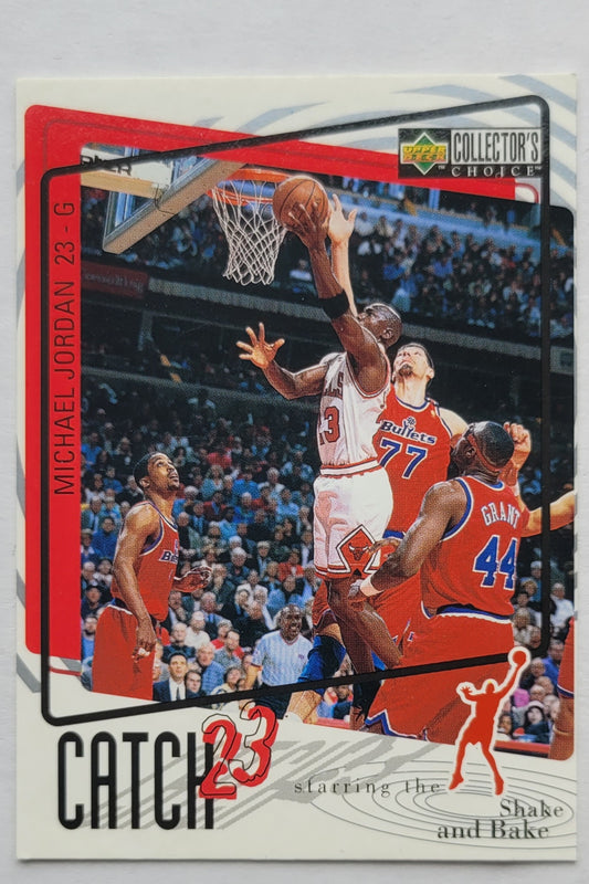 Michael Jordan - 1997-98 Collector's Choice International European #193 Catch 23 Shake and Bake